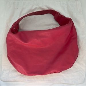 Authentic Marc Jacobs Leather Hobo Handbag Made In Italy With Dust Bag